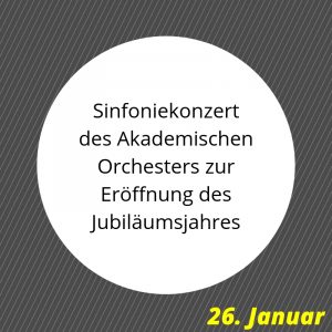 Sinfoniekonzert, Jubiläumskonzert